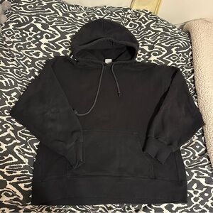 TNA Black Oversized Hoodie